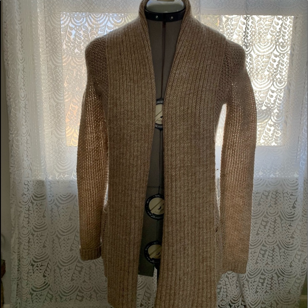 Anthropologie Pins & Needles Chunky Knit Cardigan Size XS